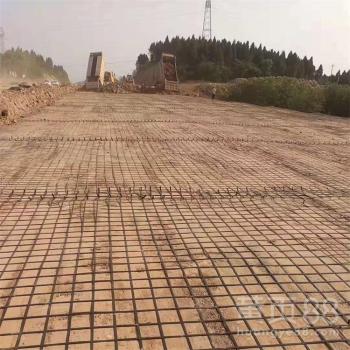 【16公分網孔鋼塑格柵通化鋼塑土工格柵價格】- 